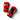 ORANGE/BLACK 12oz CLUB RANGE GLOVES (Velcro) PROAM BOXING EQUIPMENT