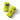 LIME PRO SPARRING GLOVES (Velcro) PROAM BOXING EQUIPMENT