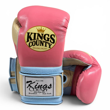 “Cotton Candy” KINGS COUNTY CUSTOM CLASSIC HORSEHAIR GLOVES (Velcro) (14oz & 16oz)