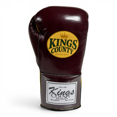 “Oxblood Crown” KINGS COUNTY REGENT BOXING GLOVES (16oz & 14oz)
