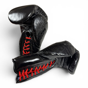 Salvador Elite Obsidian Shadow Croc Multilayer Premium Discontinued Gloves (16oz)