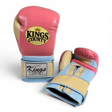 “Cotton Candy” KINGS COUNTY CUSTOM CLASSIC HORSEHAIR GLOVES (Velcro) (14oz & 16oz)