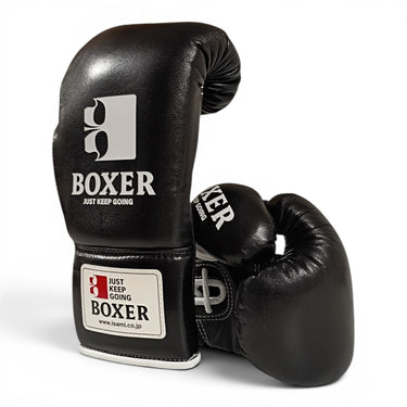 BLACK ISAMI BOXING PRO GLOVES (12oz & 14oz)