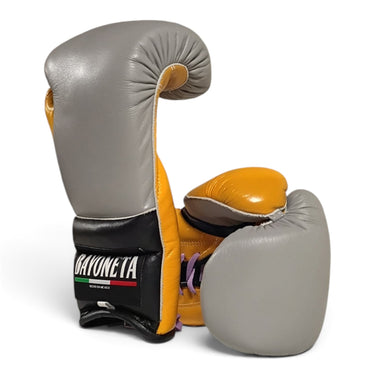 "Golden Hour" BAYONETA PREMIUM BOXING GLOVES MULTILAYER HORSEHAIR (14oz) (Like New)