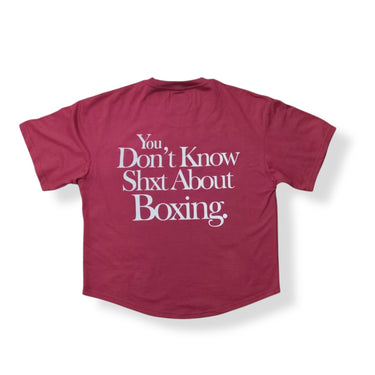 SVNTBOX YDKSAB SHIRT "YOU DONT KNOW SHXT ABOUT BOXING"