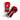 CLASSIC RED GLEZ BOXING GLOVES 14oz