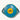 YELLOW/BLUE GLEZ PUNCH SHIELD 33CM