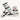 BLACK/WHITE MID TOP ADAMS BOXING SHOES