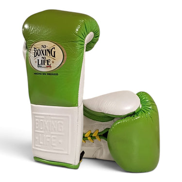"Lime" NO BOXING NO LIFE HORSEHAIR BOXING GLOVES (10oz) (Like New)