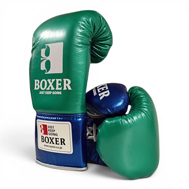 ISAMI BOXING GLOVES ENAMEL GREEN (8oz)