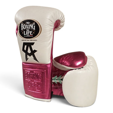 "Fuchsia" NO BOXING NO LIFE HORSEHAIR BOXING GLOVES (10oz) (Like New)