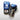 ENAMEL BLUE / BLACK ISAMI PRO FIGHT GLOVES 8oz