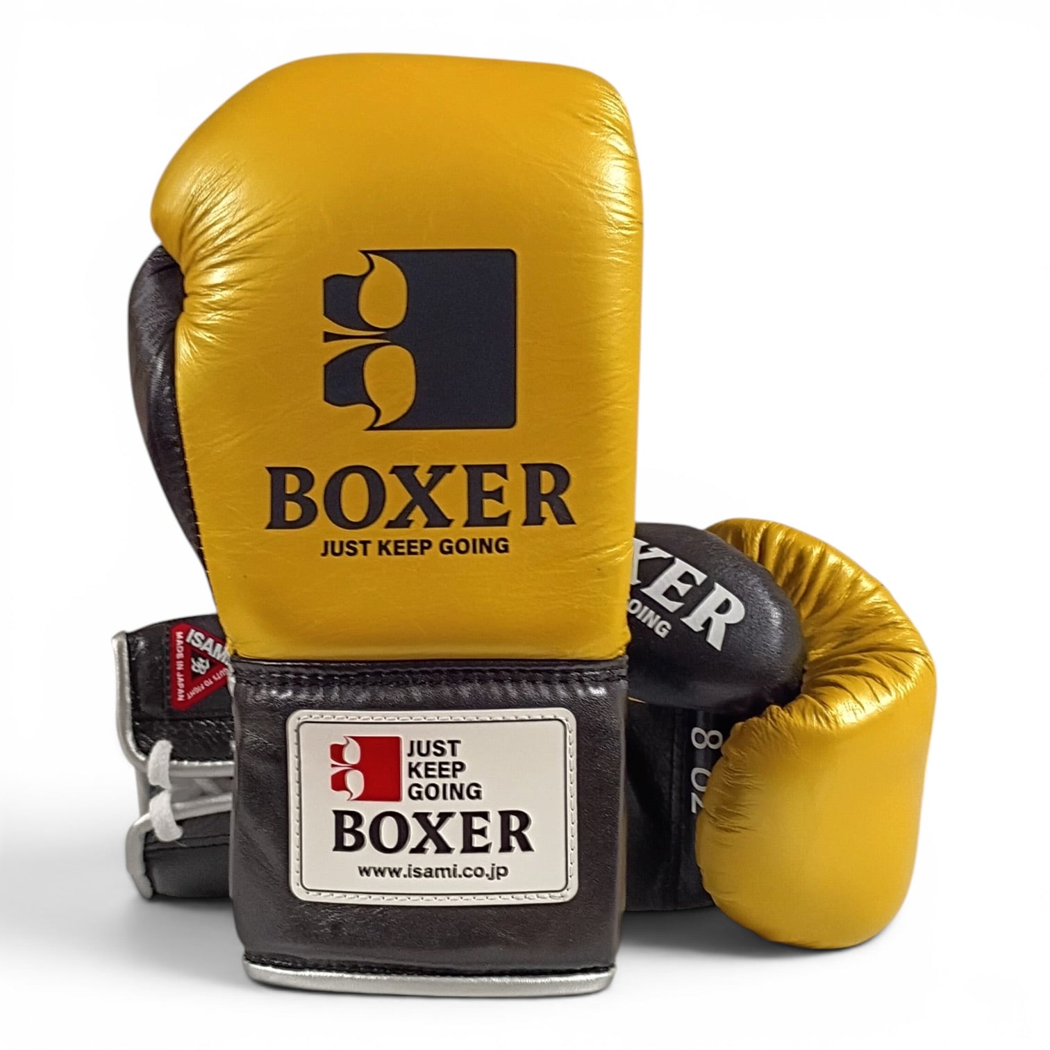 ISAMI PRO FIGHT BOXING GLOVES ENAMEL YELLOW (8oz & 10oz) – Joe's