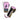 GLEZ PINK/BLACK/GOLD BOXING GLOVES 12oz