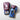 ENAMEL PURPLE / BLACK ISAMI PRO FIGHT GLOVES 8oz (Velcro)