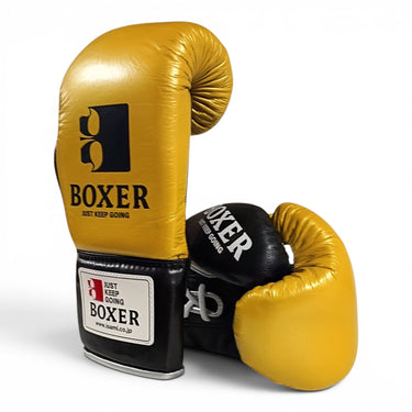 ISAMI PRO FIGHT BOXING GLOVES ENAMEL YELLOW (8oz & 10oz)
