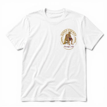 KINGS COUNTY “Rounds End” T-SHIRT (PRE-ORDER) (White)